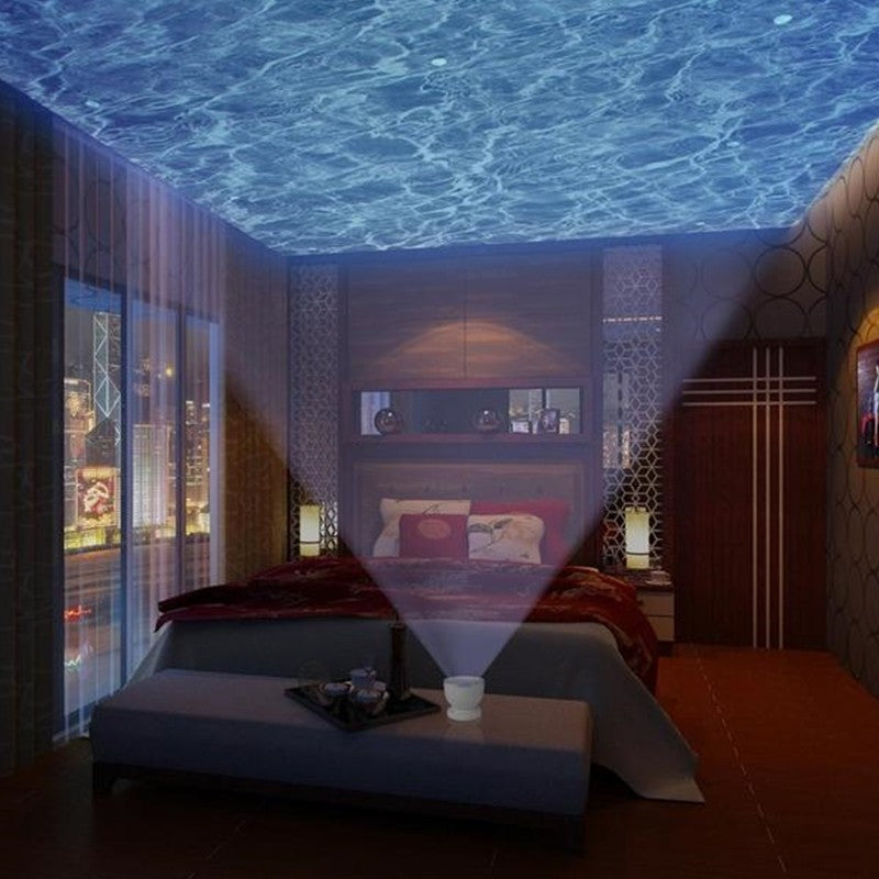 Ocean Wave Projector – ocean wave light projector with remote and speaker