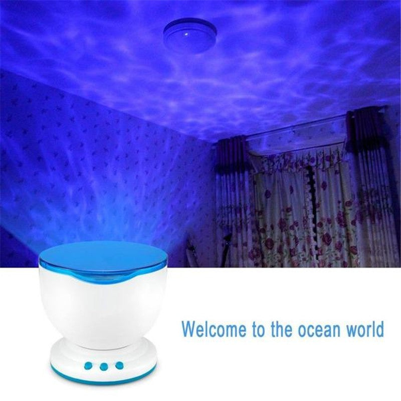 Ocean Wave Projector – ocean wave light projector with remote and speaker