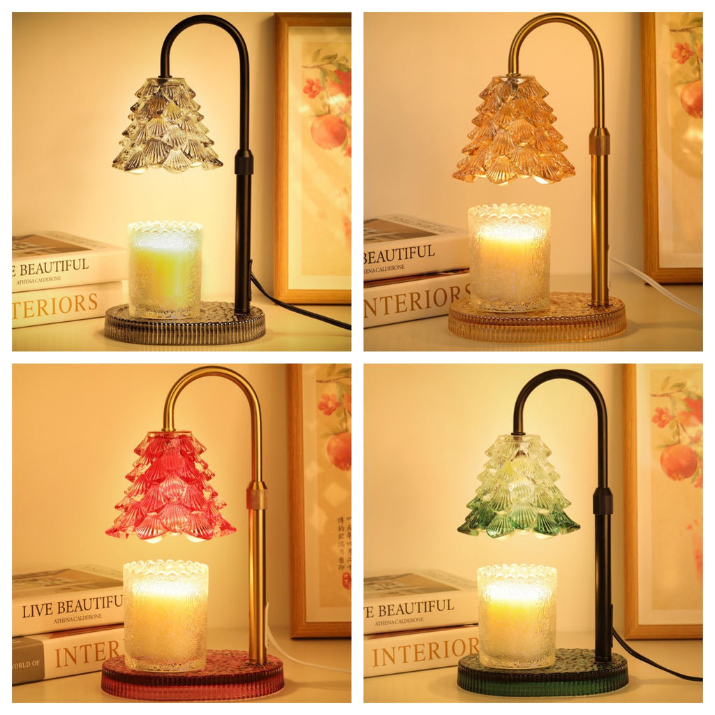 Candle Warmer Lamp – gold flameless candle warmer lamp with dimmer and timer