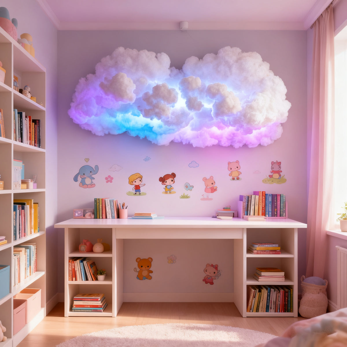 Cloud Light – RGB LED thunder cloud light for bedroom with remote