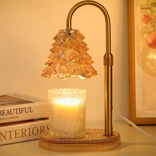 Candle Warmer Lamp – gold flameless candle warmer lamp with dimmer and timer