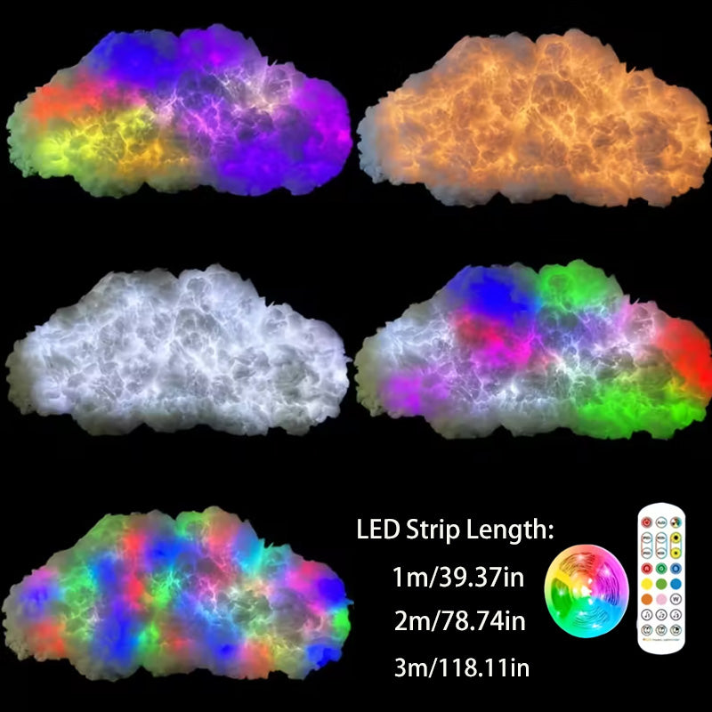 Cloud Light – RGB LED thunder cloud light for bedroom with remote