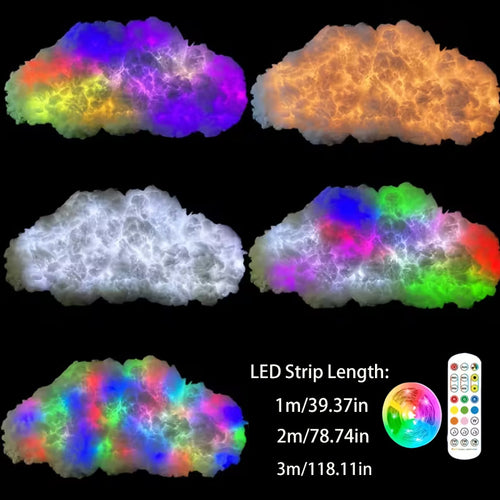 Cloud Light – RGB LED thunder cloud light for bedroom with remote