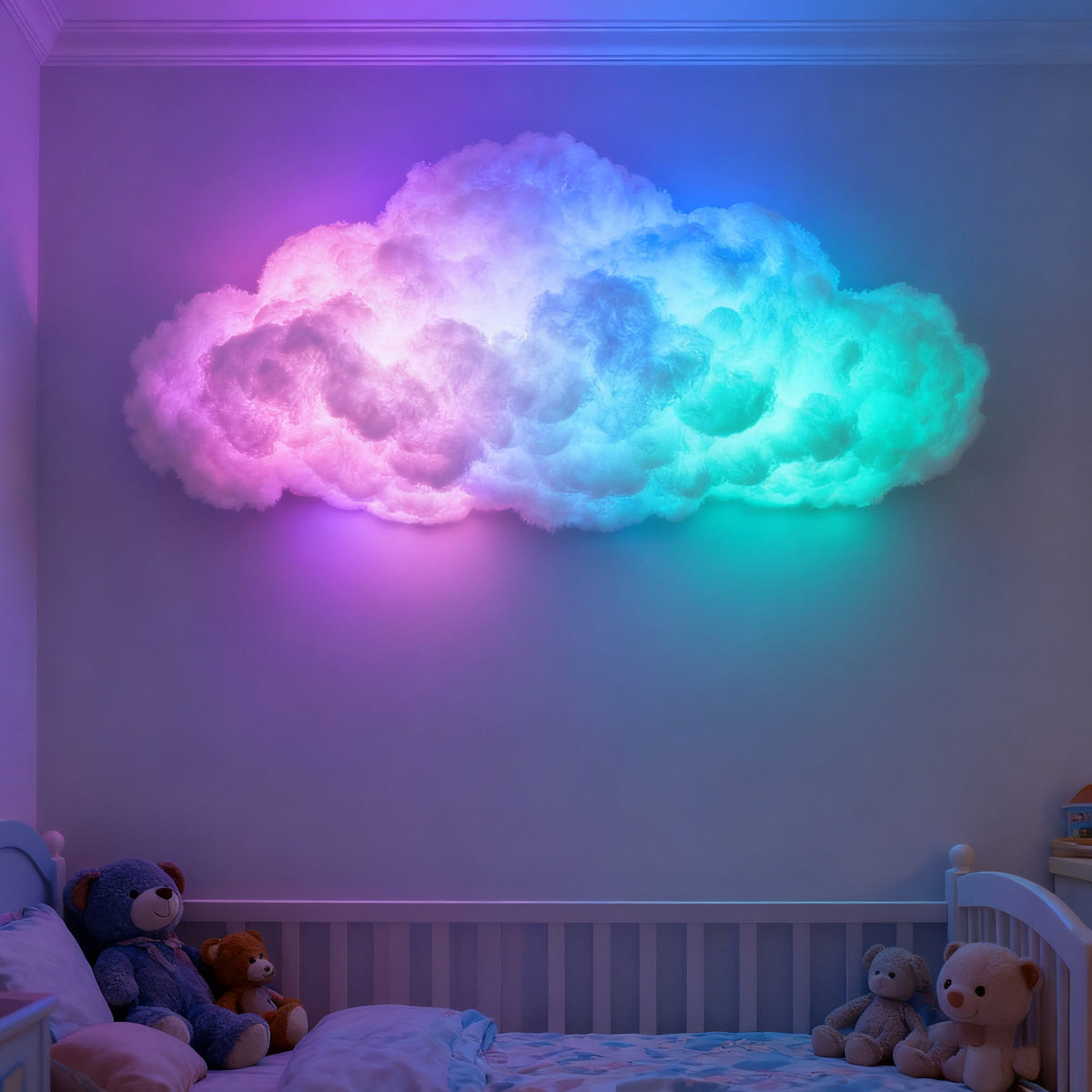 Cloud Light – RGB LED thunder cloud light for bedroom with remote