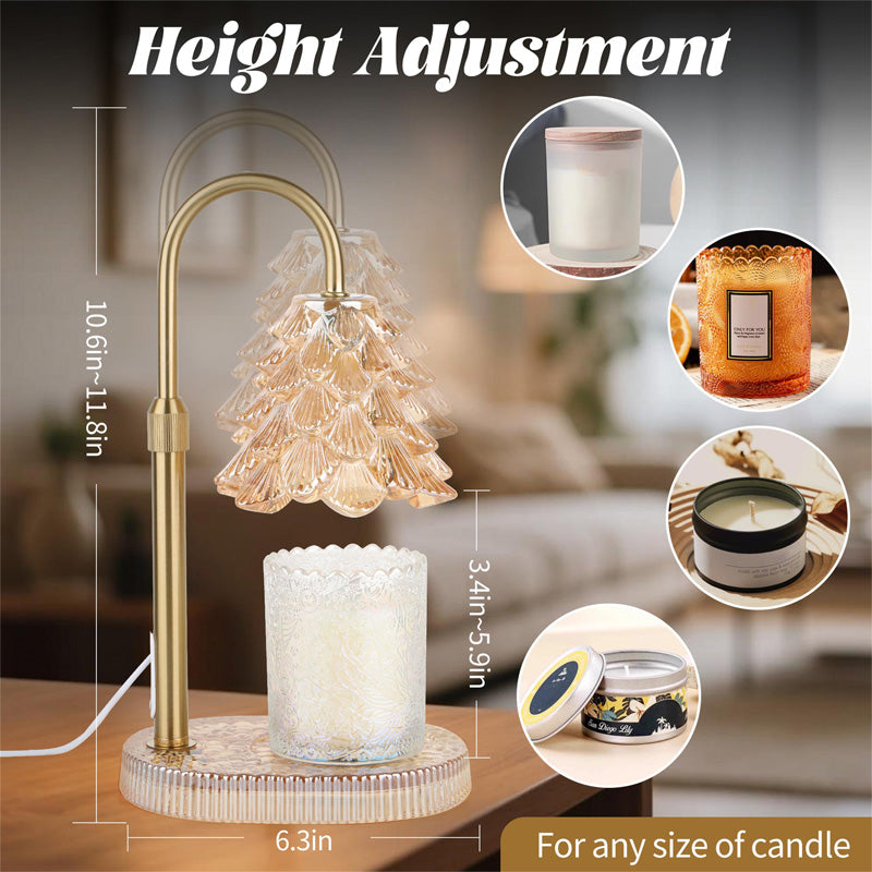Candle Warmer Lamp – gold flameless candle warmer lamp with dimmer and timer