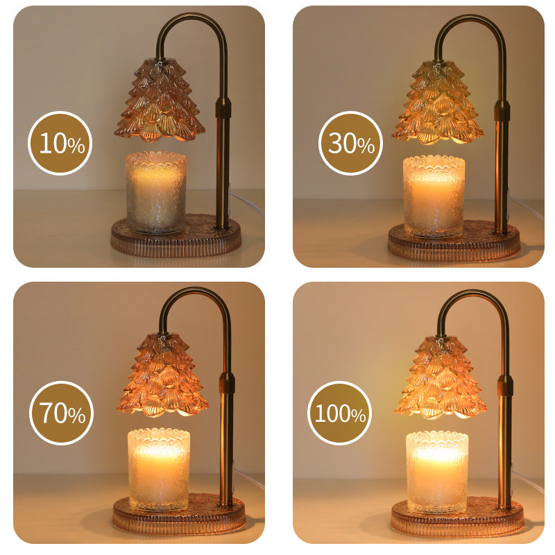 Candle Warmer Lamp – gold flameless candle warmer lamp with dimmer and timer